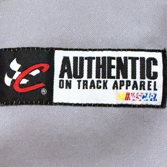 VTG Dale Earnhardt Jr Racing Jersey Mens Gray Red Embroidered Sz 3XL NASCAR - Picture 7 of 12